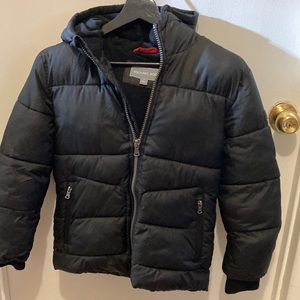 Michael Kors Fleece Lined Puffer Coat Black 8